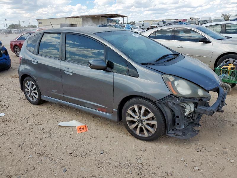 JHMGE8H57CC035196 - 2012 HONDA FIT SPORT CHARCOAL photo 4
