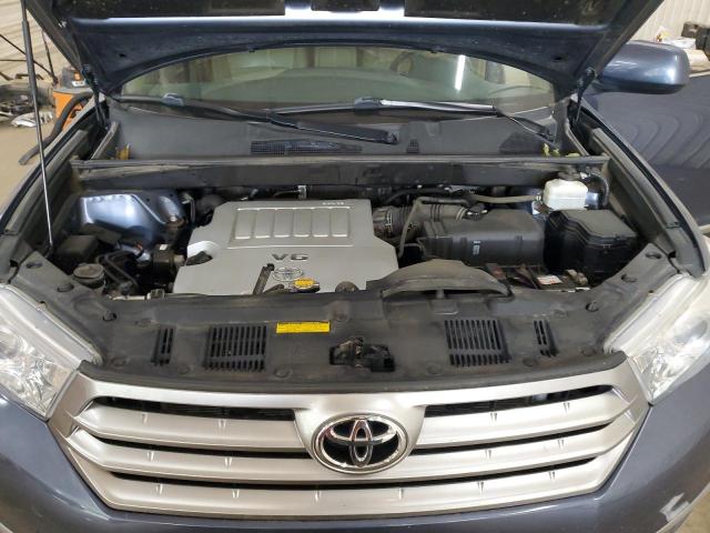 5TDBK3EH4DS263615 - 2013 TOYOTA HIGHLANDER BASE Синий фото 12
