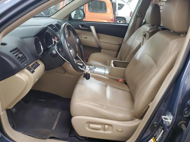 5TDBK3EH4DS263615 - 2013 TOYOTA HIGHLANDER BASE Синий фото 7