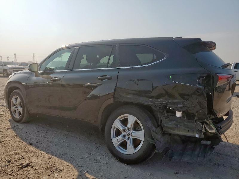 5TDKDRBH3PS013806 - 2023 TOYOTA HIGHLANDER L BLACK photo 2