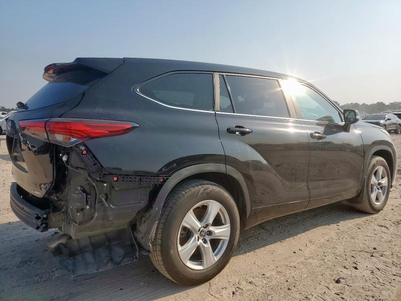 5TDKDRBH3PS013806 - 2023 TOYOTA HIGHLANDER L BLACK photo 3