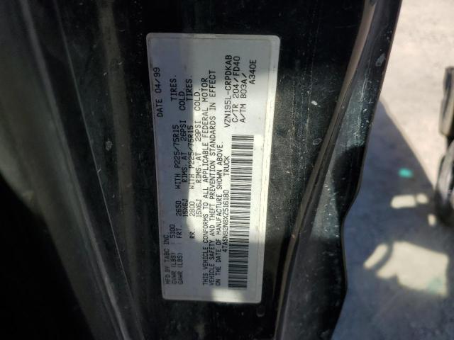 4TASN92N8XZ516180 - 1999 TOYOTA TACOMA XTRACAB PRERUNNER Siyah fotoğraf 12