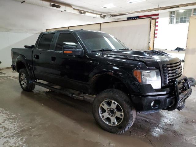 1FTFW1EF2BFC30070 - 2011 FORD F150 SUPERCREW BLACK photo 4