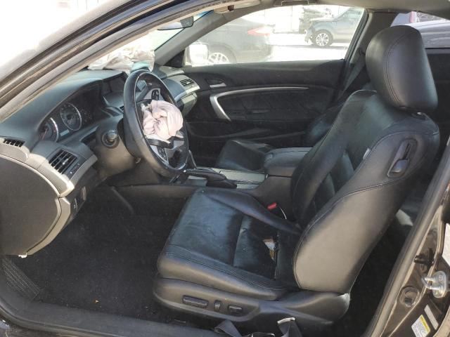 1HGCS12868A006554 - 2008 HONDA ACCORD EXL BLACK photo 7