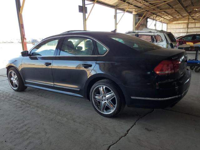1VWCH7A38CC107806 - 2012 VOLKSWAGEN PASSAT SEL BLACK photo 2
