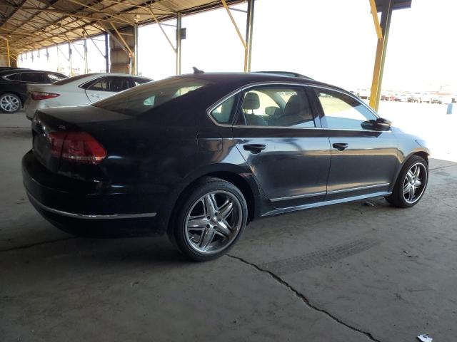 1VWCH7A38CC107806 - 2012 VOLKSWAGEN PASSAT SEL BLACK photo 3
