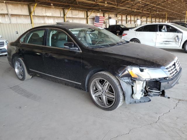 1VWCH7A38CC107806 - 2012 VOLKSWAGEN PASSAT SEL BLACK photo 4