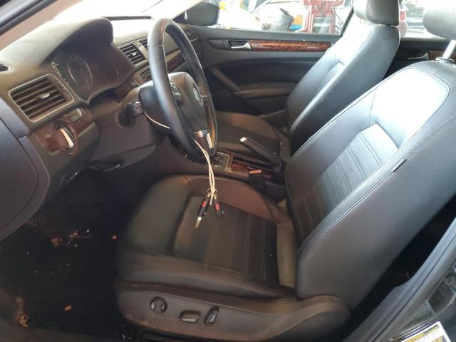 1VWCH7A38CC107806 - 2012 VOLKSWAGEN PASSAT SEL BLACK photo 7