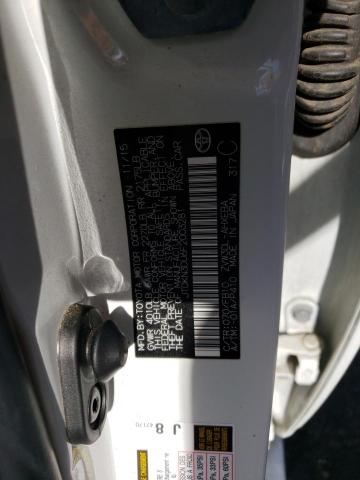 JTDKN3DU6F2003281 - 2015 TOYOTA PRIUS WHITE photo 12