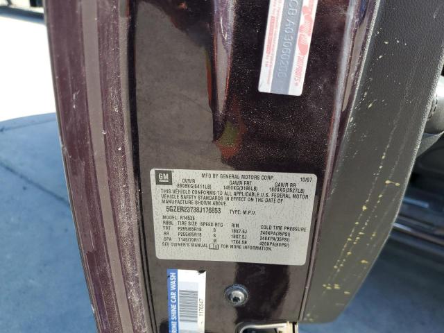 5GZER23738J176853 - 2008 SATURN OUTLOOK XR ბურგუნდია ფოტო 13