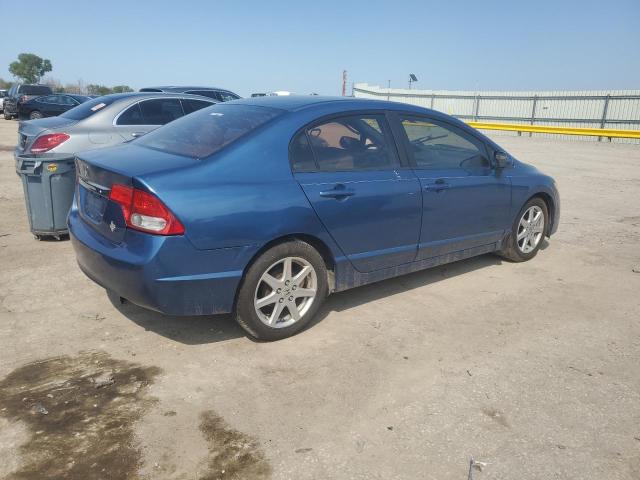 19XFA165X9E046570 - 2009 HONDA CIVIC LX BLUE photo 3