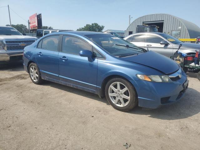 19XFA165X9E046570 - 2009 HONDA CIVIC LX BLUE photo 4