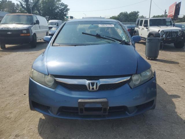 19XFA165X9E046570 - 2009 HONDA CIVIC LX BLUE photo 5