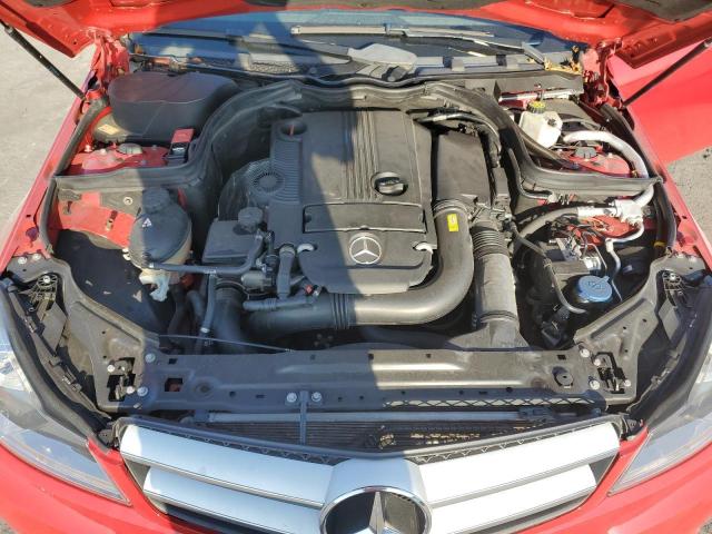 WDDGJ4HB6FG369329 - 2015 MERCEDES-BENZ C 250 RED photo 11