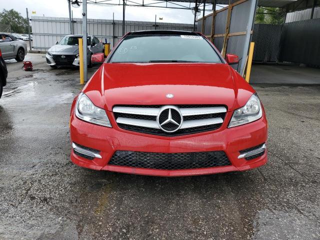 WDDGJ4HB6FG369329 - 2015 MERCEDES-BENZ C 250 RED photo 5