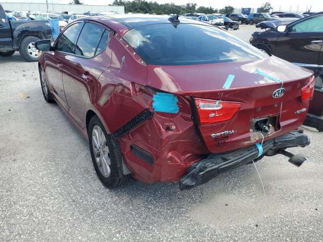 5XXGN4A76FG397403 - 2015 KIA OPTIMA EX RED photo 2