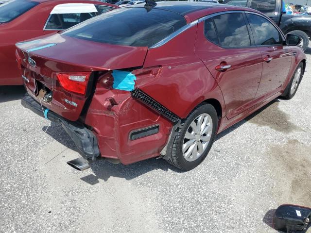 5XXGN4A76FG397403 - 2015 KIA OPTIMA EX RED photo 3