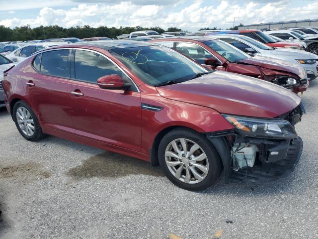 5XXGN4A76FG397403 - 2015 KIA OPTIMA EX RED photo 4
