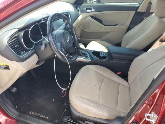 5XXGN4A76FG397403 - 2015 KIA OPTIMA EX RED photo 7