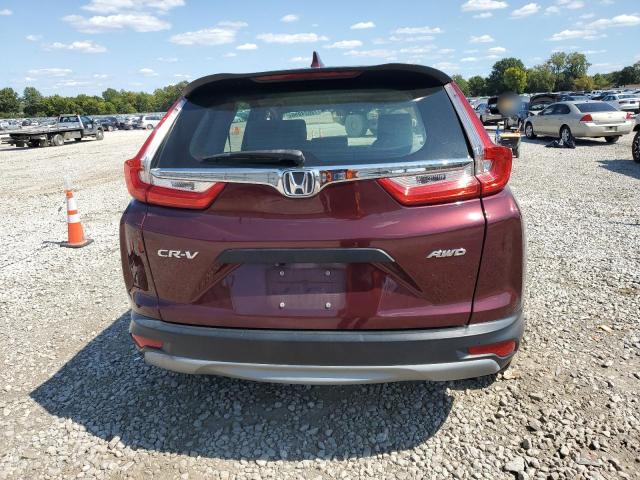 2HKRW6H35KH224989 - 2019 HONDA CR-V LX Bordeaux Foto 6