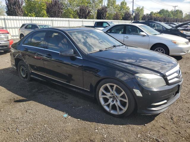 WDDGF8BB0BR156473 - 2011 MERCEDES-BENZ C 300 4MATIC BLACK photo 4