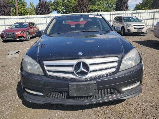 WDDGF8BB0BR156473 - 2011 MERCEDES-BENZ C 300 4MATIC BLACK photo 5
