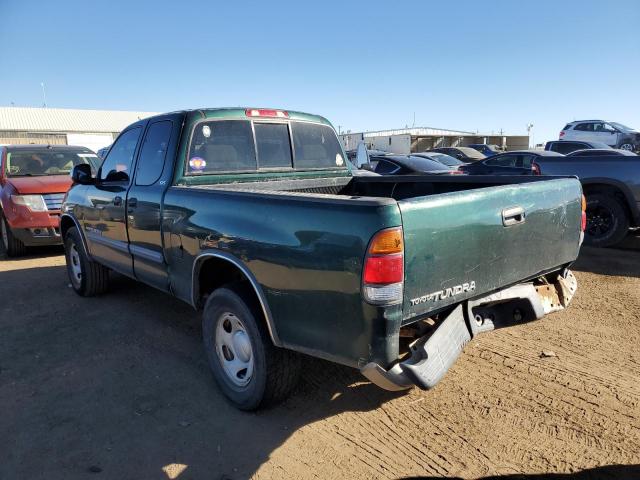 5TBRN34193S389907 - 2003 TOYOTA TUNDRA ACCESS CAB SR5 GREEN photo 2