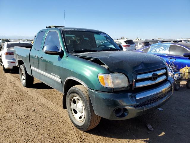 5TBRN34193S389907 - 2003 TOYOTA TUNDRA ACCESS CAB SR5 GREEN photo 4