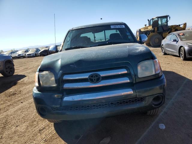 5TBRN34193S389907 - 2003 TOYOTA TUNDRA ACCESS CAB SR5 GREEN photo 5