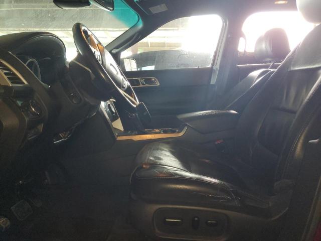 1FM5K7F84EGC24193 - 2014 FORD EXPLORER LIMITED RED photo 7