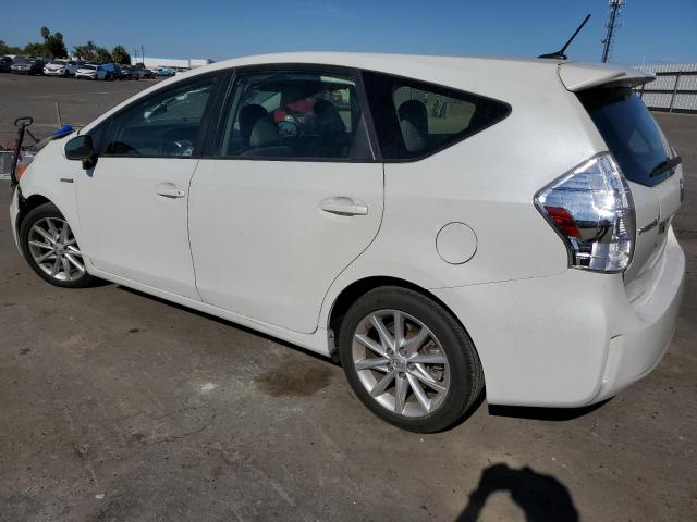 JTDZN3EU2EJ015400 - 2014 TOYOTA PRIUS V WHITE photo 2