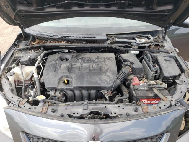 1NXBU4EE6AZ236814 - 2010 TOYOTA COROLLA BASE Сұр фото 11