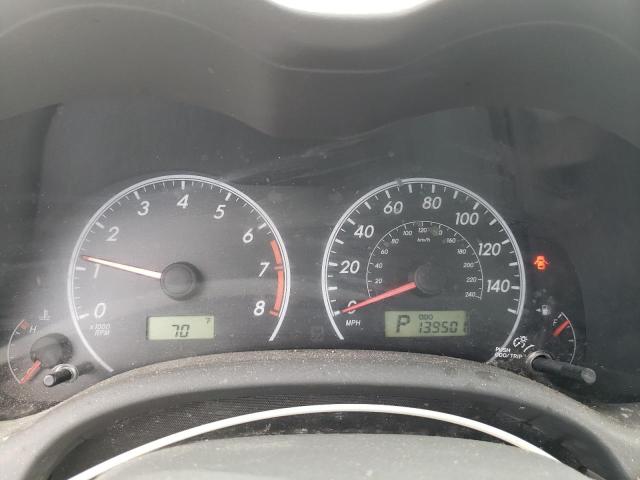 1NXBU4EE6AZ236814 - 2010 TOYOTA COROLLA BASE Сұр фото 9