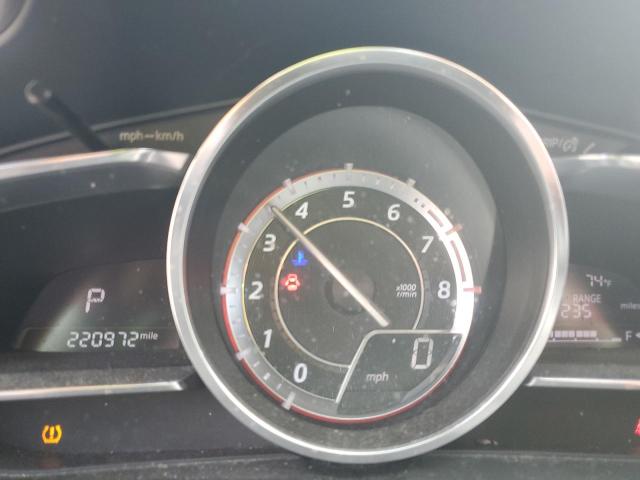 JM1BM1W3XE1187348 - 2014 MAZDA 3 GRAND TOURING GRAY photo 9