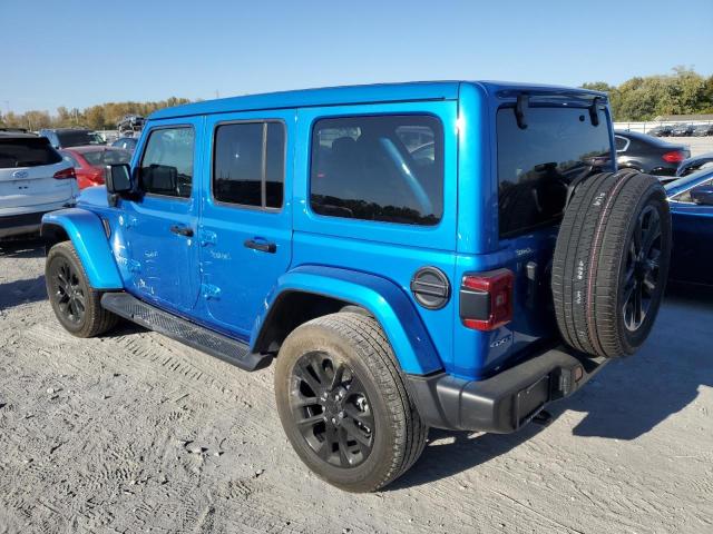 1C4JJXP6XMW767698 - 2021 JEEP WRANGLER U SAHARA 4XE BLUE photo 2