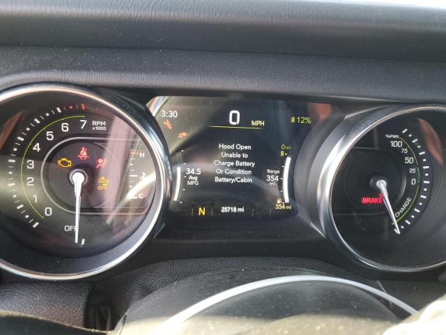 1C4JJXP6XMW767698 - 2021 JEEP WRANGLER U SAHARA 4XE BLUE photo 9