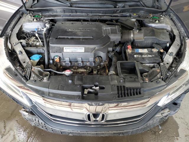 1HGCR3F91HA005337 - 2017 HONDA ACCORD TOURING GRAY photo 11