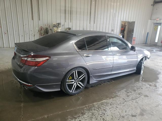 1HGCR3F91HA005337 - 2017 HONDA ACCORD TOURING GRAY photo 3