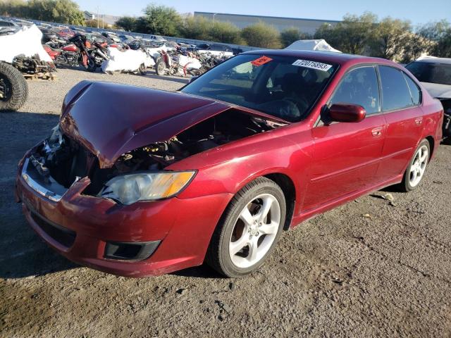 4S3BL616097210429 - 2009 SUBARU LEGACY 2.5I RED photo 1