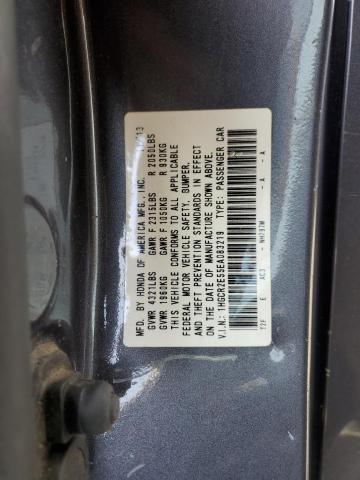 1HGCR2E55EA083219 - 2014 HONDA ACCORD SPORT GRAY photo 12