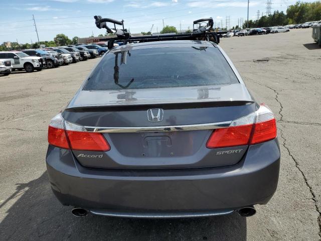 1HGCR2E55EA083219 - 2014 HONDA ACCORD SPORT GRAY photo 6