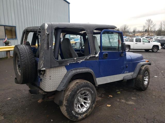 1J4FY19P8RP434688 - 1994 JEEP WRANGLER / S BLUE photo 3