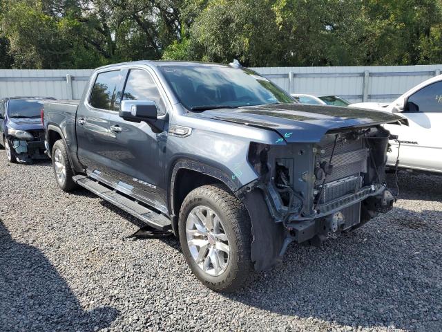 1GTU9DET5MZ193975 - 2021 GMC SIERRA K1500 SLT BLUE photo 4