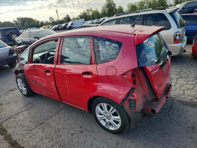 JHMGE8H40AS003460 - 2010 HONDA FIT SPORT წითელი ფოტო 2