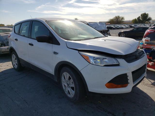 1FMCU0F70EUD72018 - 2014 FORD ESCAPE S WHITE photo 1