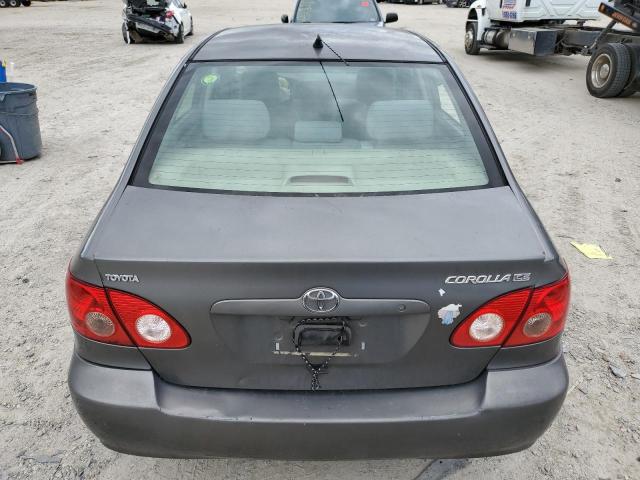 2T1BR32E95C497877 - 2005 TOYOTA COROLLA CE GRAY photo 6