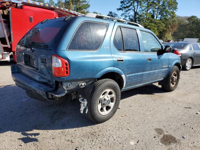 4S2CK58W614339910 - 2001 ISUZU RODEO S BLUE photo 3