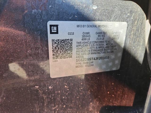 1G1ZD5ST4JF201410 - 2018 CHEVROLET MALIBU LT Boz foto 12