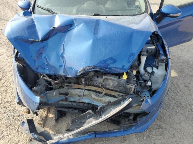 3FADP4EJ4KM129547 - 2019 FORD FIESTA SE BLUE photo 11