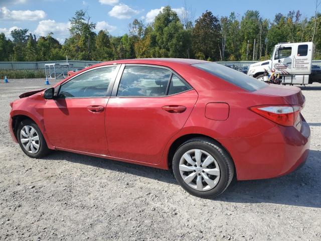 2T1BURHE2FC260111 - 2015 TOYT COROLLA L RED photo 2